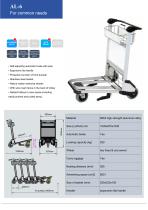 Airport terminal luggage trolley-1
