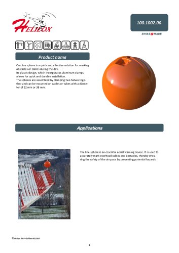 Technical datasheet sphere