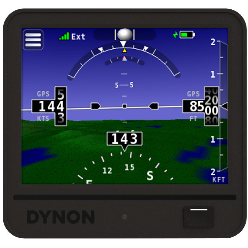 EFIS D3 DYNON AVIONICS, INC. para avião / com tela sensível ao