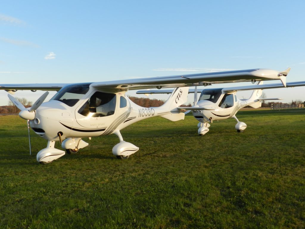 Aeronave leve esportiva de 2 lugares ctls flight design general