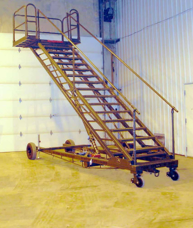 Andaime aeronáutico para avião B7 LiftALoft Corporation para a
