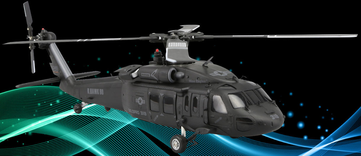 Aeromodelo de helicóptero com motor elétrico - SOLOPRO 319