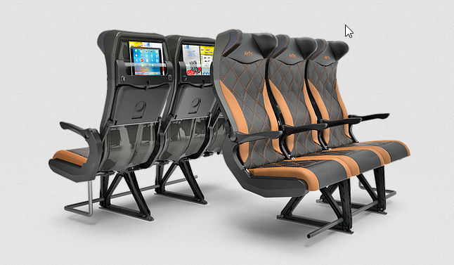 Assento para cabine de avião - Carbon - Airgo Design Pte. Ltd. - para ...