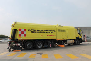 máquina de limpeza para pista de aeroporto