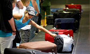 carrossel de bagagens em escamas / para aeroporto / horizontal
