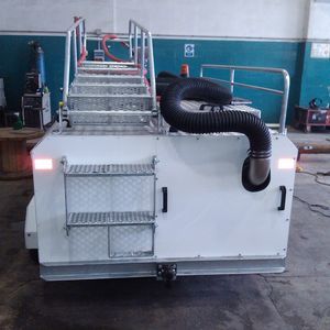caminhão de limpeza de toaletes de arrasto