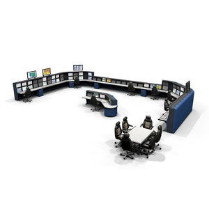 console para gestão do tráfego aéreo