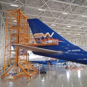 andaime aeronáutico para avião