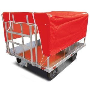 carreta de bagagens para pista