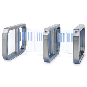 e-gate de embarque com leitor biométrico / com leitor RFID / com leitor de cartões / para aeroporto