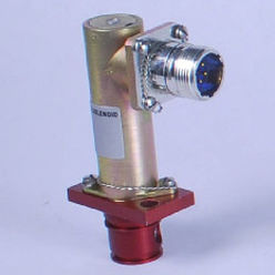 válvula solenoide para aeronave / para combustível / de 2 vias / normalmente fechada