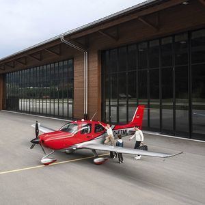 avião para escola