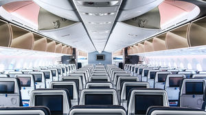sistema de entretenimento a bordo para cabine de avião