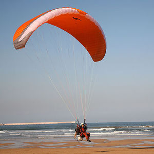 vela de paramotor cross / para piloto intermediário / monolugar