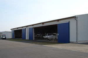 hangar para avião