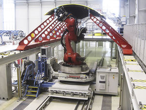 máquina de rebitagem elétrica / de rebites / para aeronáutica / automática
