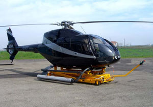 trator rebocador / sem barra de reboque / para helicóptero / elétrico