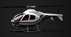 helicóptero 3 – 5 passageiros / executivo / com motor de pistões / de rotor único