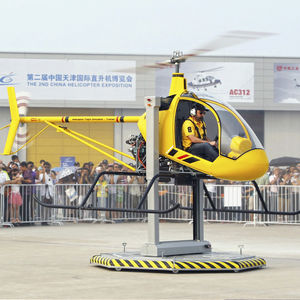 simulador de helicóptero / para treinamento / em cabine de pilotagem