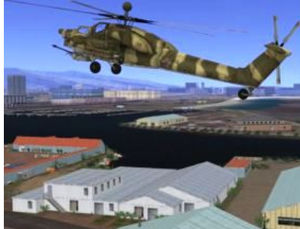 software de simulação / para aeronáutica / tempo real / 3D