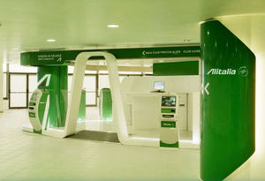 balcão de check-in 1