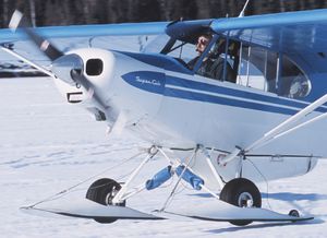 esqui para avião leve 1