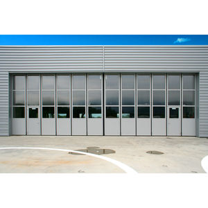 portas de correr para hangares / articuladas / para aviões / para helicópteros