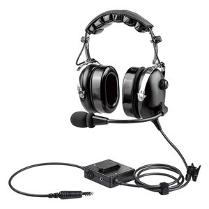 fone de ouvido com microfone para a aviação comercial / para helicóptero / para piloto / antirruído