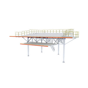 andaime aeronáutico para a cauda da aeronave