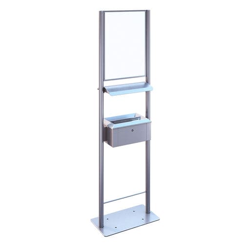 Cinzeiro de piso - TDA-11-DB-2020 - AUWEKO GMBH - retangular / tubular / para aeroporto