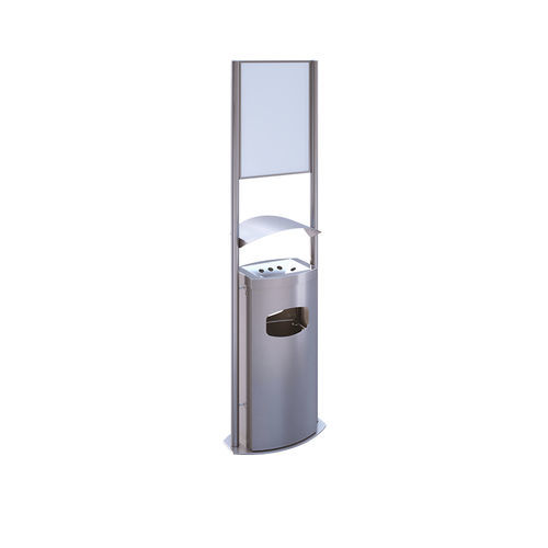 Cinzeiro de piso - TKDA-11-DB - AUWEKO GMBH - tubular / para aeroporto
