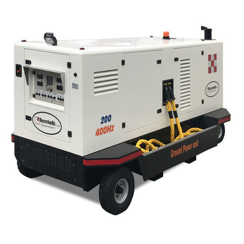 Gerador para aeronaves em solo a diesel - D-AC140 - BERTOLI SRL - móvel / montado em carreta / de pista