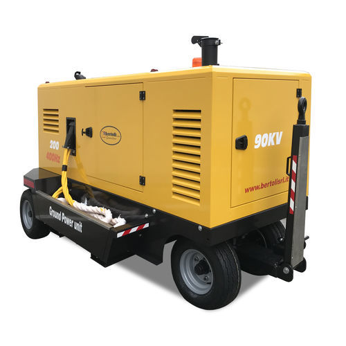 Gerador para aeronaves em solo a diesel - D-AC90 - BERTOLI SRL - móvel / montado em carreta / de pista