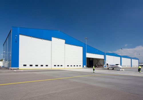 Porta de correr para hangar - NK2  - CHAMPION DOOR - dobrável / para avião / automática