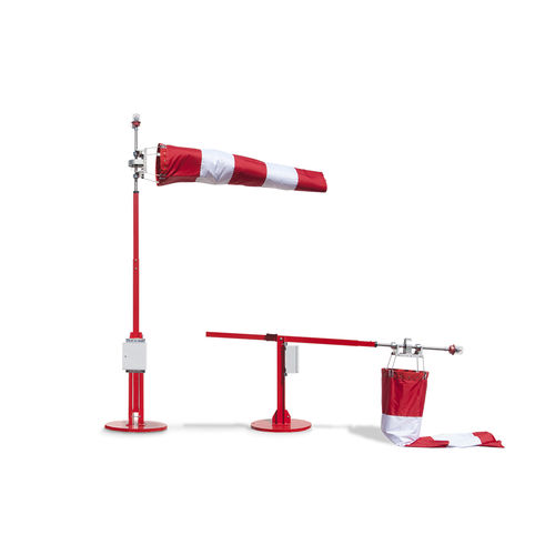 Biruta para heliporto - WSB_3660_AL - CLAMPCO SISTEMI - CALZAVARA S.P.A. - com mastro