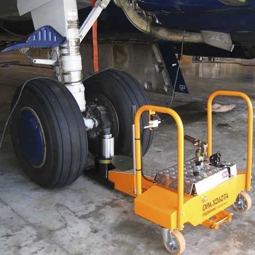 Macaco para avião - DEDIENNE AEROSPACE SAS - hidráulico / de um eixo