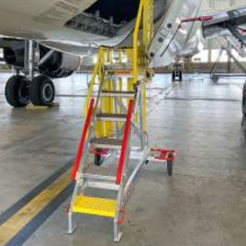 Escada portátil de pista - FORTAL - de manutenção / de acesso / para helicóptero