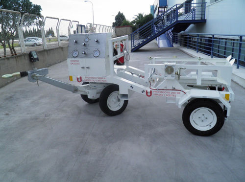 Carrinho de cilindros de oxigênio para aeroporto - ATA-35  - GSECOMPOSYSTEM