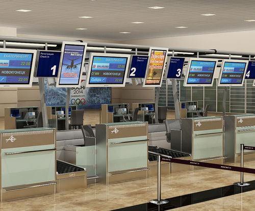 Balcão de check-in - LAS-1 COMPANY LTD. - para controle de alfândega / para aeroporto