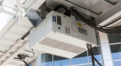 Gerador para aeronaves em solo móvel - Jetpower® - OSHKOSH AEROTECH - a instalar sob ponte de embarque / de hangar / para avião