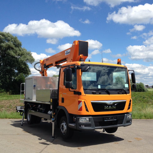 Plataforma elevatória de trabalho - GSR E180TJ COMFORT - ROTHLEHNER ARBEITSBÜHNEN GMBH - de manutenção / de coluna / telescópica