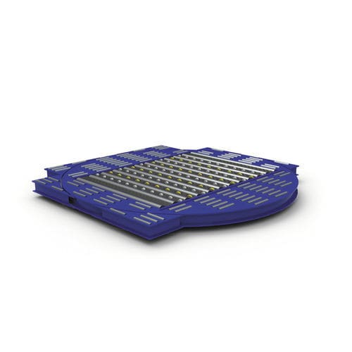 Plataforma com rolos de transferência acionada por motor - System Level 508 - Turntable - SACO AIRPORT EQUIPMENT - manual / para aeroporto / para avião de carga