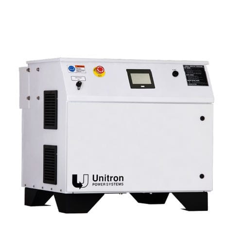 Gerador para aeronaves em solo fixo - UNITRON POWER SYSTEMS - a instalar sob ponte de embarque / de pista / de hangar