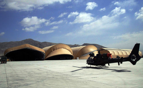 Hangar para avião leve - P series - LOSBERGER SAS - para helicóptero / provisório / para aeroporto