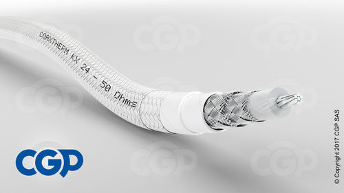 Cabo para avião - COAXTHERM® KX24 - CGP - Cables for Global Performance - de dados / coaxial / blindado