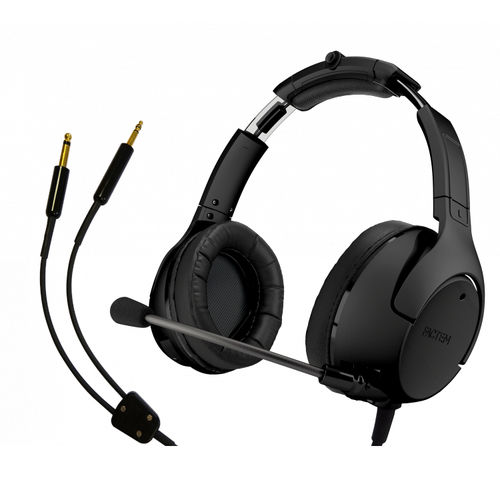 Headset para piloto - EF7 INITIAL - FACTEM - para tripulante / para aviação geral / com redução de ruído