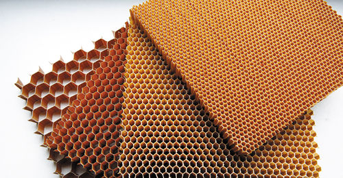 Colmeia em alumínio - HexWeb® series - HEXCEL - em papel de aramida / de fibra de vidro / para a indústria aeroespacial