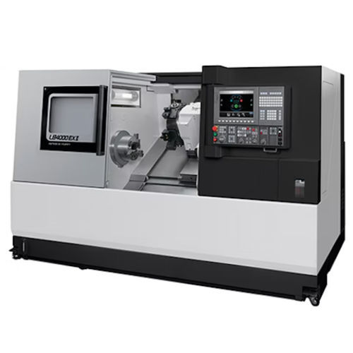 Máquina de torneamento horizontal - LB4000 EX II - OKUMA CORPORATION - CNC / de 2 eixos / para a indústria aeroespacial