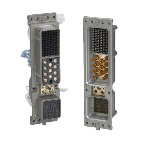 Conector de dados - NSX 600 - RADIALL - para aeronave / ARINC / retangular