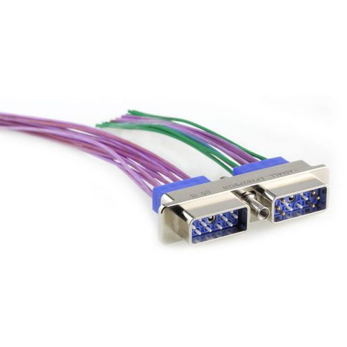 Conector de dados - LUXCIS® 801 - RADIALL - para aeronave / ARINC / de fibra óptica